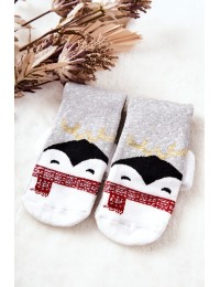 Kalėdinės kojinės Penguin Grey - SNPVX6727 WZÓR 6