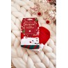 Raudonos kojinės su Kalėdiniais raštais - SK.22956/SNP9062 RED
