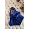 Women's Two-Color Socks With Stripes Navy blue and blue - SK.23120/X30088 NAVY