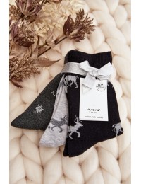 Kalėdinių žiemiškų kojinių rinkinys, 3 poros - SK.29062/SNX7772