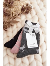 Kalėdinių žiemiškų kojinių rinkinys, 3 poros - SK.29063/SNX7772