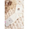 Raštuotos moteriškos kojinės su išsiuvinėtu meškučiu - SK.29186/NZX691