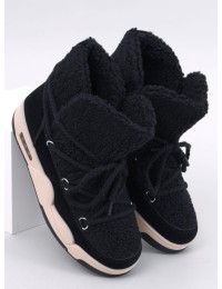 Šilti žieminiai batai storu padu REMAL BLACK - KB 21-Q103