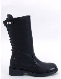 Juodi stilingi moteriški batai JACKS BLACK - KB CH2136
