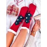 Raudonos kalėdinės kojinės MERRY MULTI-6 - KB SK-HD017