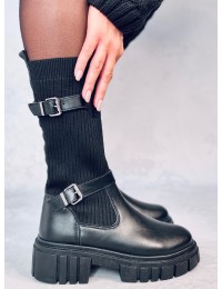 Batai su elastinga viršutine dalimi RHEA BLACK - KB 55-80