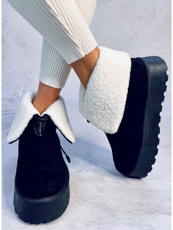 Šilti žieminiai batai PRICE BLACK - KB VL212P