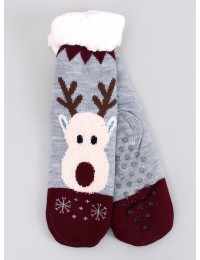 Kalėdinės kojinės su šiaurės elniu REINDEER GREY - KB SK-WYYK94397