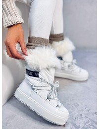 Žieminiai batai su kailiuku KENDALS WHITE - KB 37044