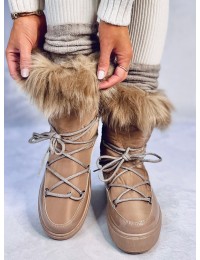 Žieminiai batai su kailiuku KENDALS KHAKI - KB NB605
