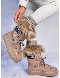 Žieminiai batai su kailiuku KENDALS KHAKI - KB NB605