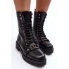 Juodi suvarstomi stilingi batai - YY06 BLACK