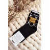 Šiltos medvilninės kojinės su meškiuku - SK.29379/NV529