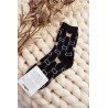 Šiltos medvilninės kojinės su meškiuku - SK.29381/NV529