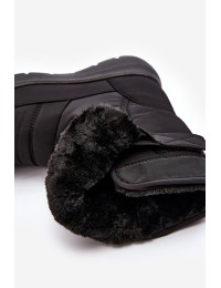 Lengvi šilti patogūs žieminiai batai - 823T005 BLACK