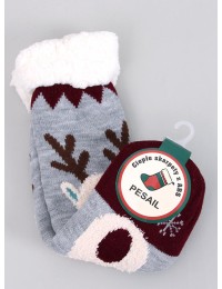 Kalėdinės kojinės su šiaurės elniu REINDEER GREY - TV_KB SK-WYYK94397 GREY