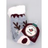Kalėdinės kojinės su šiaurės elniu REINDEER GREY - TV_KB SK-WYYK94397 GREY