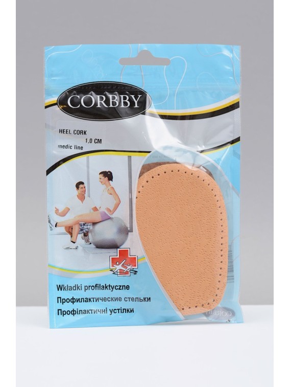Pakulnės CORBBY Leather Cork - HEEL CORK FOR LADY/MAN
