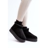 Šilti žieminiai batai ant platformos - 20216-4A BLACK
