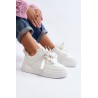 Balti batai su raišteliais - 7565 WHITE