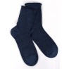 Lygios tamsiai mėlynės moteriškos kojinės SOUTT NAVY - KB SK-BL21014