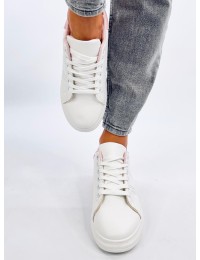 Balti batai su raišteliais MAES PINK - KB 85-710