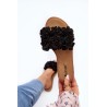 Moteriškos šlepetės su gėlėmis Eelfan Black - CK285P BLACK