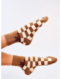 Moteriškos kojinės su meškiukais DEALNO MULTI-3  - KB SK-DS77