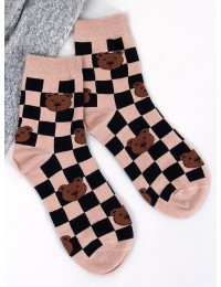 Moteriškos kojinės su meškiukais DEALNO MULTI-5 - KB SK-DS77