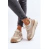 Sportiniai laisvalaikio stiliaus batai moterims - BL512P BEIGE