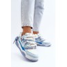 Melsvi sportinio stiliaus batai storais raišteliais - NB628 L.BLUE