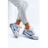 Melsvi sportinio stiliaus batai storais raišteliais - NB628 L.BLUE