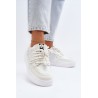 Stilingi sportiško stiliaus balti bateliai - BL510P WHITE