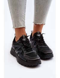 Aukštos kokybės juodi BIG STAR sportiniai batai - NN274A085 CZARNY