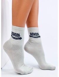 Ilgos sportinės kojinės SCHOOL GREY - KB SK-WJYC94474X