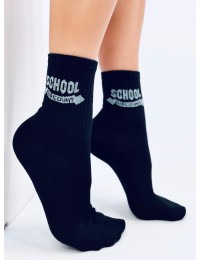Ilgos sportinės kojinės SCHOOL BLACK - KB SK-WJYC94474X