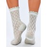 Raštuotos moteriškos kojinės su gražiu krašteliu GLADD MINT - KB SK-WJYC90133