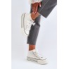 Laisvalaikio batai su virvelės stiliaus raišteliais - BL507P WHITE