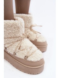 Šilti žieminiai batai - 20223-4B BEIGE