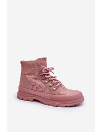 Women's Sneakers with Elastic Upper Pink Kalyne - G-21 PINK