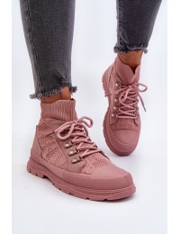 Moteriški batai su elastinga viršutine dalimi - G-21 PINK