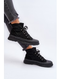 Moteriški batai su elastinga viršutine dalimi - G-21 BLACK