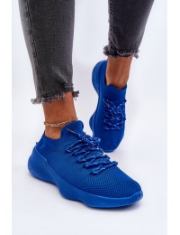 Stilingi mėlyni moteriški sportiniai bateliai - G-23 BLUE