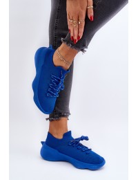 Stilingi mėlyni moteriški sportiniai bateliai - G-23 BLUE