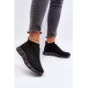 Slip on stiliaus juodi moteriški batai - 3609 BLACK