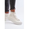 Balti batai paaukštintu aulu  - LCW-24-02-2132L WHITE