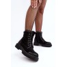 Suvarstomi moteriški juodi batai - M678 BLACK