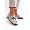 Aukštos kokybės batai stilingu neaukštu kulnu\n - MR38-960 GREY