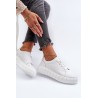 Balti moteriški odiniai suvarstomi batai - 23PB32-5739 WHITE
