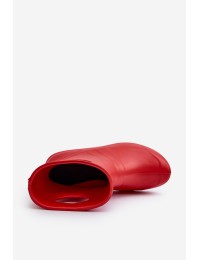 Lengvi kroksų tipo raudoni guminiai batai - 752 RED